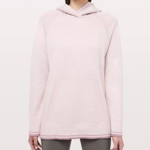 Lululemon Soothe Away Knit Hoodie Pink Size 4